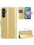 Samsung Galaxy Için Kılıf C55 5g Kart Tutucu Cüzdan Kapak Çevirin Manyetik (Yurt Dışından) 4