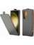 Samsung Galaxy S23 Ultra Tpu Deri Kart Yuvası Için Dikey Flip Case (Yurt Dışından) 5