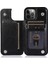 IPhone 12 Için Cüzdan Durumda Pro Max Çift Manyetik Toka Kart Yuvaları Pu (Yurt Dışından) 5