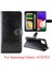 Samsung Galaxy A22 5g Için Flip Case Kickstand Kart Tutucu Darbeye Pu (Yurt Dışından) 5