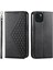 IPhone 15 Için Flip Case Artı El Kayışı Eşkenar Dörtgen Şekli Standı Cüzdan Günlük (Yurt Dışından) 1
