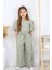 Haki Balon Kol Bluz&pantalon Takım 1