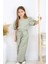 Haki Balon Kol Bluz&pantalon Takım 3