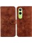 Oneplus Nord Ce4 Lite 5g Kabartmalı Zambak Kickstand Cüzdan Kartı Için Flip Case (Yurt Dışından) 1