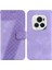 Onur Magic6 Pro Pu Deri Kart Yuvası Fonksiyonu Için Telefon Kılıfı Kabartmalı (Yurt Dışından) 1