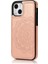 IPhone 15 Için Kart Tutucu Kılıf ile Cüzdan Artı Çift Düğmeler Flip Çiçek (Yurt Dışından) 1