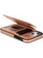 IPhone 15 Için Kart Tutucu Kılıf ile Cüzdan Artı Çift Düğmeler Flip Çiçek (Yurt Dışından) 2