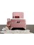 Pink Set (Baza Yatak Başlık) Tek Kişilik 90X190 cm 1