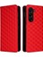 Samsung Galaxy Z Için Flip Case Fold 6 3D Desen Pu Deri Manyetik Kart (Yurt Dışından) 1