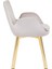 Gold Metal Ayaklı Salon/mutfak Sandalyesi Pescado (Babyface) Gold Ayak 3