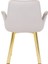 Gold Metal Ayaklı Salon/mutfak Sandalyesi Pescado (Babyface) Gold Ayak 4