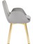 Gold Metal Ayaklı Salon/mutfak Sandalyesi Pescado (Babyface) Gold Ayak 3