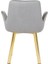 Gold Metal Ayaklı Salon/mutfak Sandalyesi Pescado (Babyface) Gold Ayak 4