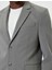 Kruvaze Blazer Ceket Slim Fit Kapaklı Çift Cep Detaylı 5