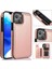 Kart Tutucu Kickstand Kart Yuvaları ile IPhone 14 Artı Cüzdan Durumda Pu (Yurt Dışından) 1