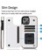 Kart Tutucu ile IPhone 14 Için Cüzdan Durumda Pu Deri Kart Yuvaları Kickstand (Yurt Dışından) 2