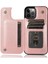 IPhone 12 Için Kart Tutucu Kılıf ile Cüzdan Pro Max Desen Çiçek Pu Flip (Yurt Dışından) 3