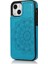IPhone 15 Için Kart Tutucu Kılıf ile Cüzdan Çevirme Darbeye Dayanıklı Kabartmalı Çift (Yurt Dışından) 1