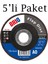 Flap Disk 115XP60 Ao 5'li Paket 1