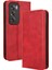 Oppo Oppo 12 5g Cüzdan Manyetik Kapatma Pu Deri Için Kılıf (Yurt Dışından) 4