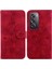 Oppo Oppo 12 Pro 5g Için Flip Case Kart Tutucu Manyetik Kabartmalı Zambak (Yurt Dışından) 1