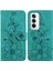 Oppo Oppo 12 5g Kabartmalı Zambak Manyetik Kart Tutucu Kickstand Için Flip Case (Yurt Dışından) 1