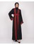 Uzun Kollu Oversize Kalıplı Geleneksel Kalın Noktalar Nakışlı Kadın Geniş Abaya M-3xl C100033 2