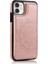 IPhone 11 Için Kart Tutucu Kılıf ile Cüzdan Çift Düğmeler Kabartmalı Mandala (Yurt Dışından) 3