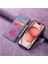 IPhone 15 Için Flip Case Cüzdan Retro Kart Standı Mıknatıs Koruyucu Malzeme (Yurt Dışından) 5