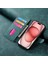 IPhone 15 Için Flip Case Cüzdan Retro Kart Standı Mıknatıs Koruyucu Malzeme (Yurt Dışından) 4