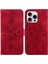 IPhone 16 Için Flip Case Pro Max Cüzdan Kart Tutucu Kickstand Kabartmalı Zambak (Yurt Dışından) 1