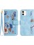 IPhone 12 Mini Manyetik Kapatma Kickstand Kart Tutucu Pu Için Cüzdan Kılıf (Yurt Dışından) 1