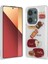 Bulut E-Ticaret Xiaomi Redmi Note 13 Pro 4g Uyumlu Blt Kılıf Parlayan Simli Kabartma Figürlü Zore Cevze Kapak-Beyaz 1
