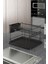 Tekno Trust Paslanmaz Çelik Iki Katlı Modüler Tabaklık Bulaşıklık Mat Siyah KB010 Siyah 35 x 45 2