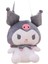 My Melody Kuromi Sırt Çantası Cinnamoroll Peluş Çanta Sevimli Karikatür Omuz Çantası Anime Fan Oyuncak Çantası, Seyahat, Orta, Siyah//beyaz (Yurt Dışından) 3