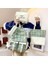 5 Parça Okul Öğrenci Sırt Çantası - Yeşil (Yurt Dışından) 3
