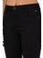 Kadın Siyah Pantolon (Kanvas-Chino) 50281692-VR046 5