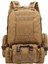 1x Kamuflaj Daypack Dizüstü Bilgisayar Taktik Sırt Çantası Bookbag Bisiklete Binme Haki (Yurt Dışından) 2