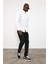 Erkek Austin Beyaz Slim Fit Gabardin Gömlek 3