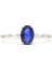 Oval Safir Pırlantalı Yüzük 1