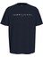 Tommy Hilfiger Erkek Çizgi Logolu T-Shirt 1