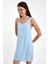 Kadın Angelica Sky Blue Regular Fit Jean Elbise(Tencel)™ 3