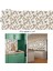 Kendinden Yapışkanlı Kahverengi Petek Mermer Desenli Pvc Panel 41X62 cm 5