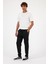 Erkek David Black Beli Lastikli Slim Fit Jean Pantolon 1