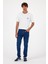 Erkek Smith Dark Blue Tapered Fit Jean Pantolon 1