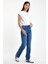 Kadın Marrakesh Dark Blue Straight Fit Jean Pantolon 2