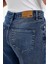 Kadın Wanda Dark Blue Wide Leg Jean Pantolon 4