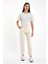 Kadın Norah Cepli Off White Jean Pantolon 1