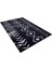 Halı Siyah Geometrik Dijital Baskı Halı 2