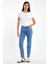Kadın Petra Dirty Med Blue Boyfriend Jean Pantolon 2